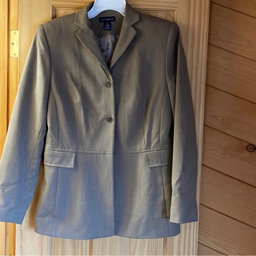 Ann Taylor Women's Gray Tailored Blazer